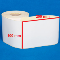 لیبل کاغذی 200 × 100