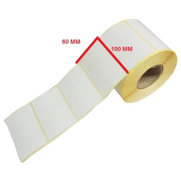 لیبل کاغذی 100 × 60